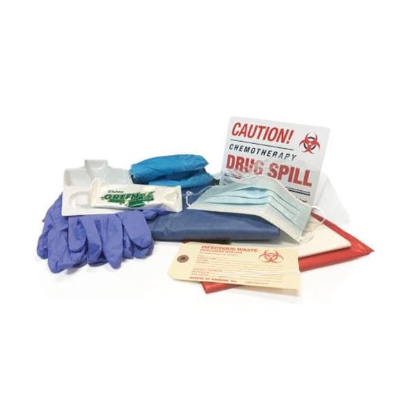 Chemotherapy Spill Kit Clear Poly Bag 12/Ca