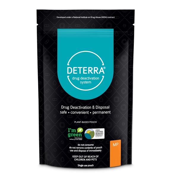 Deterra Drug Deactivation & Disposal System M Stand Up Pouch Activated Carbon Ea