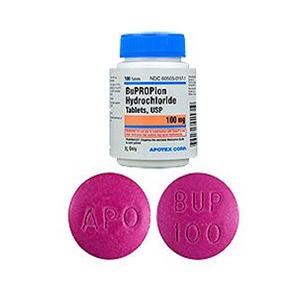 Bupropion HCl Tablets 100mg Bottle 100/Bt