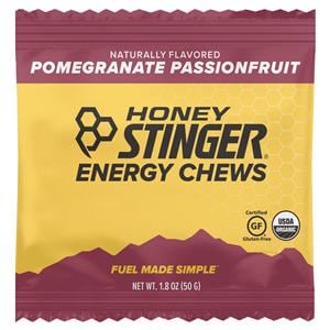 Honey Stinger Energy Chews USDA Organic Pomegranate Passionfruit 1.8oz Bag 12/Bx