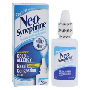 Neo-Synephrine Nasal Spray 0.5% Regular 15mL/Bt, 36 BT/CA