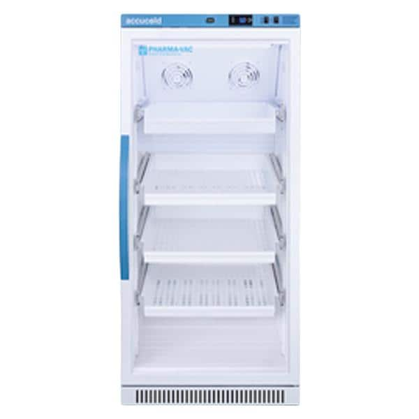 Accucold Performance Series Pharma/Vax Refrigerator 8 Cu Ft Gls Dr 2 to 8C Ea