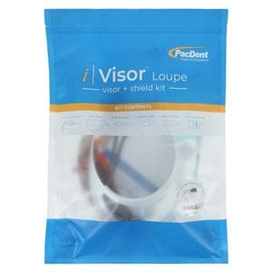 iVisor Loupe Visor & Shield Small Pearl White Reusable Ea