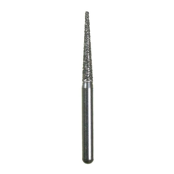 Spring Diamond Bur Single Use Friction Grip 1314.8F Fine 25/Pk