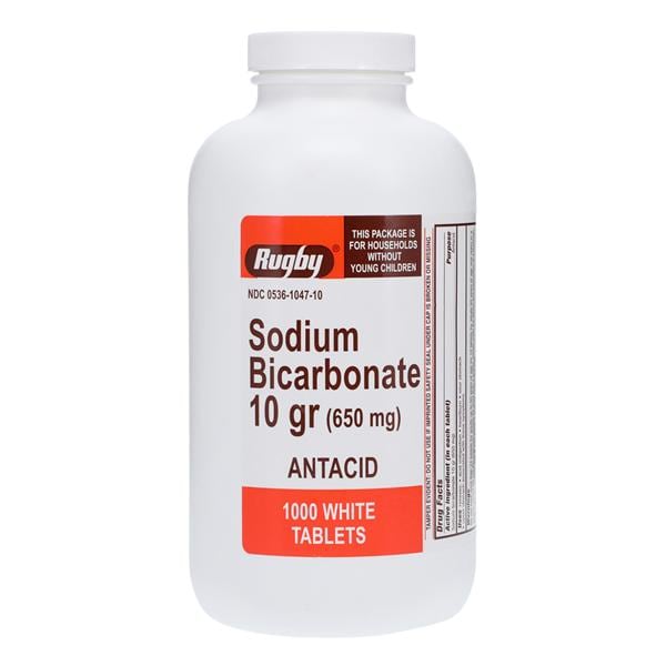 Sodium Bicarbonate Tablets 650mg 1000/Bt