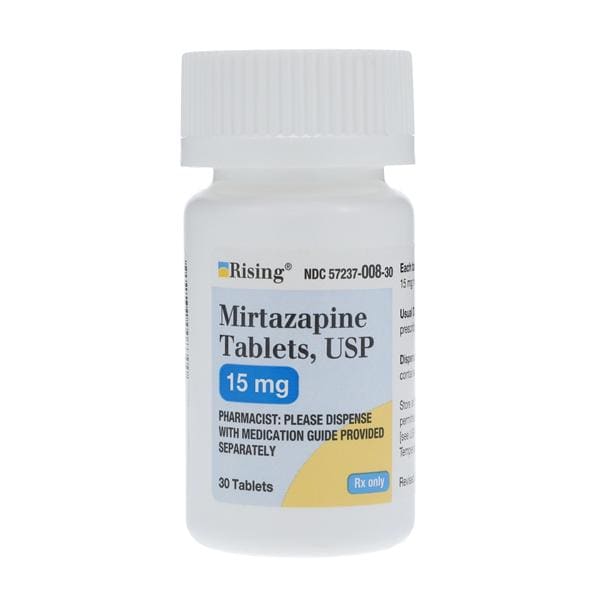 Mirtazapine Tablets 15mg Bottle 30/Bt