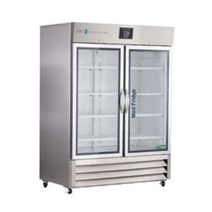 Pharmacy Refrigerator 49 Cu Ft 2 Glass Doors 2 to 8C/36-46F Ea