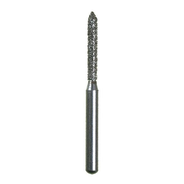Spring Diamond Bur Single Use Friction Grip 250.8C Coarse 25/Pk