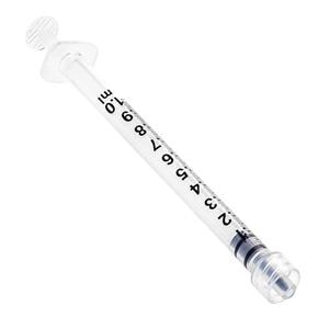 Luer Lock Syringe 1cc Low Dead Space 100/Bx, 8 BX/CA