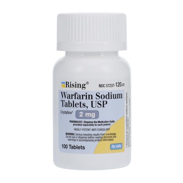 Warfarin Sodium Tablets 2mg Bottle 100/Bt