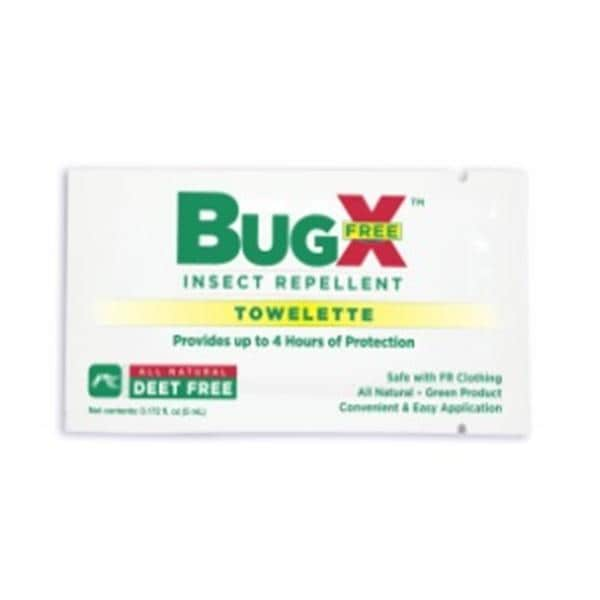 BugX Insect Repellent Wipe Ea