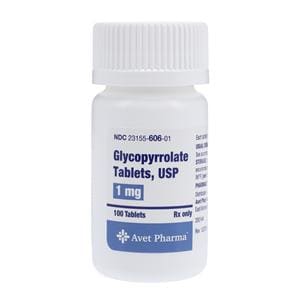 Glycopyrrolate Tablets 1mg Bottle 100/Bt