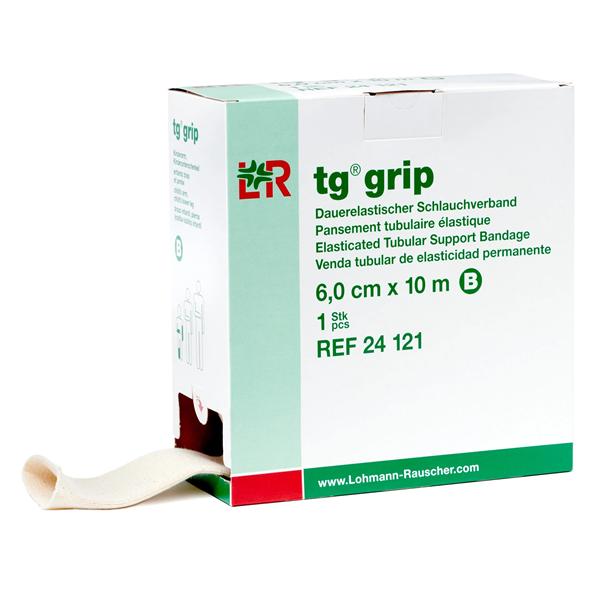 tg grip Tubular Bandage 85% Cotton/Elastodine/Yarn 2-1/3"x11yd White NS 16/Ca