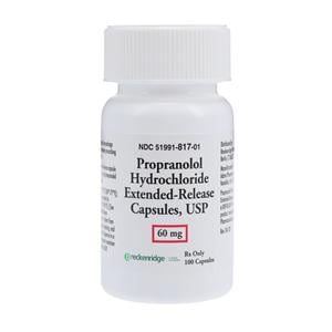 Propranolol HCL 60mg 100/Bt