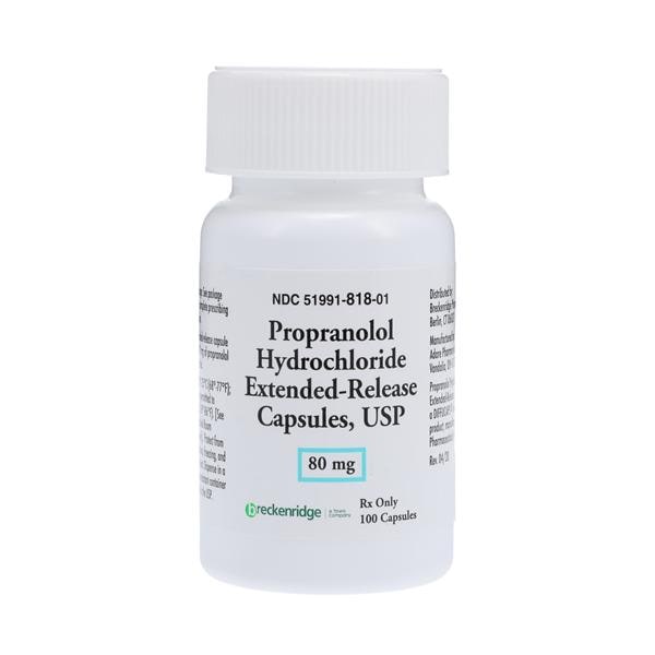 Propranolol HCL 80mg 100/Bt