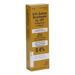 Sodium Bicarbonate 8.4% Injection Pedo Abboject Lifeshield Syringe 10mL 10/Bx