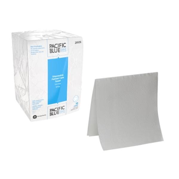 Quarter Fold Washcloth Disposable Arld Clls Mtrl 10 in x 13 in Wht 1320/Ca