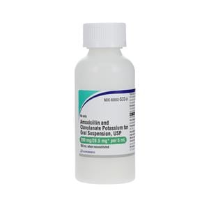 Amoxicillin/Clavulanate Potassium Oral Susp 200mg/28.5mg/5mL Orng Btl 100mL Each