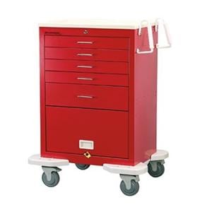 Classic Treatment Cart 32x25x46.25" (4) 5" Caster (5) Drawer