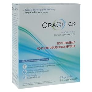 OraQuick HIV In-Home Test Kit CLIA Waived 6/Bx
