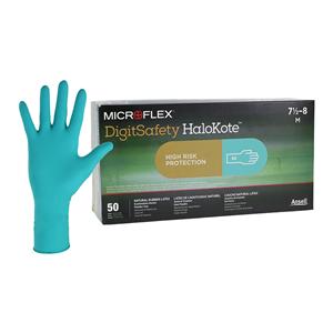Digitsafety HaloKote Exam Gloves Medium Extended Green Non-Sterile, 10 BX/CA