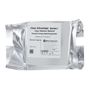 Clear Advantage Series I Retainer / Splint Material Clear Sqr 5"x5" .030 50/Pk