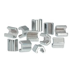 TruGold Split Crimpable Stops Stainless Steel 10/Pk