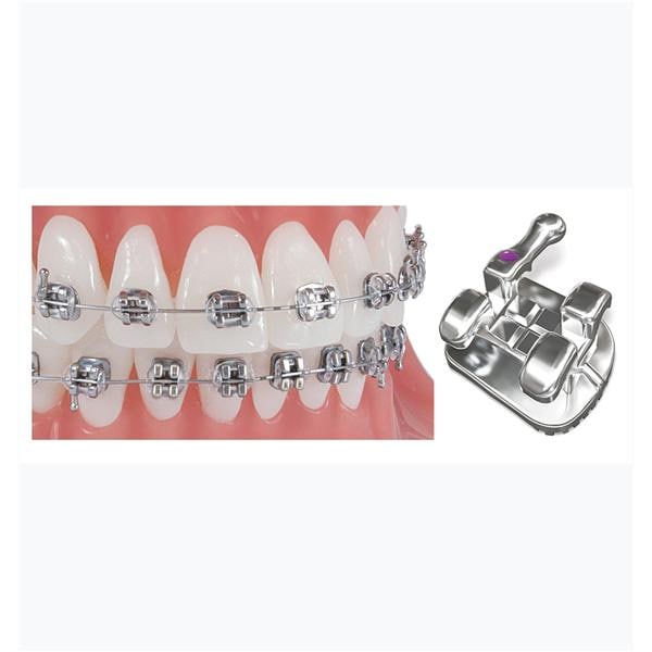 Pinnacle MBT Bracket 0.022 in Upper Right Central For Maxillary Arch 10/Pk