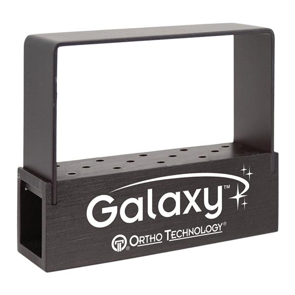 Galaxy Bur Block Top Swivel Anodized Aluminum 14 Hole Black Ea