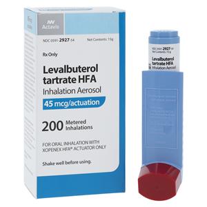 Levalbuterol Tartrate Inhalation Aerosol 200 Metered Doses Inhaler 15g/Bt