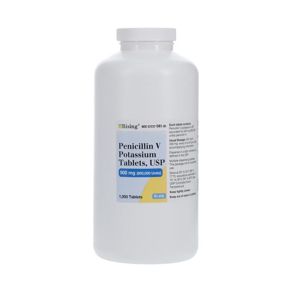 Penicillin V Potassium Tablets 500mg Bottle 1000/Bt