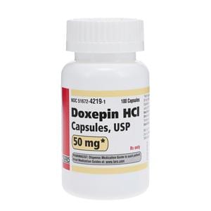 Doxepin HCl Capsules 50mg Bottle 100/Bt