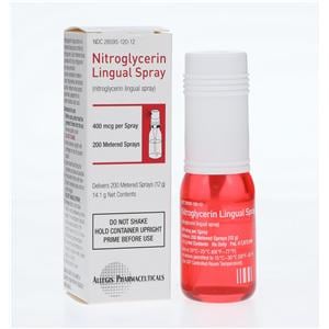 Nitroglycerin 400mcg 12gm/Bt