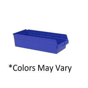 ShelfMax Storage Bin Blue Polymer 23.625x11.125x6" 6/Ca