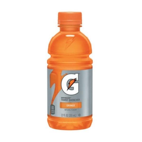 Gatorade G ZERO Sports Drink Orange 12oz Bottle 24/Ca