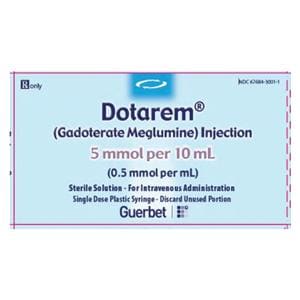 Dotarem Injection 0.5mmol/mL Prefilled Syringe 10mL 10/Ca