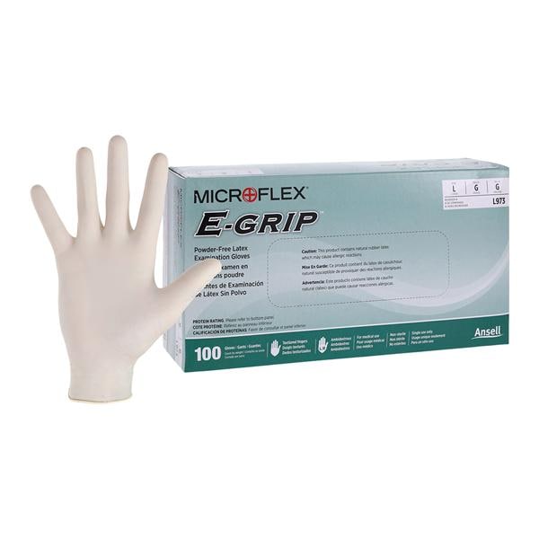 E-Grip Exam Gloves Large Natural Non-Sterile