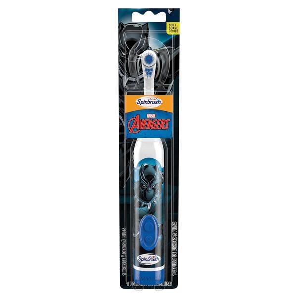 Arm & Hammer Spinbrush Battery Power Toothbrush Soft Avengers Ea