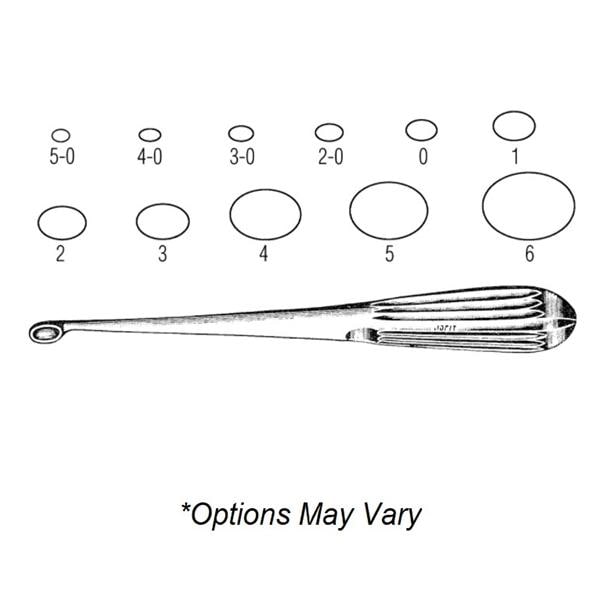 Bruns Bone Curette 9" Ea