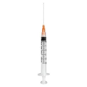 Luer Lock Syringe 25gx1-1/2" 3mL _ No Dead Space 100/Bx, 8 BX/CA