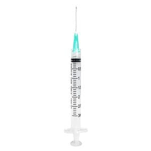 Luer Lock Syringe/Needle 25gx1" 3mL _ Low Dead Space 100/Bx, 8 BX/CA