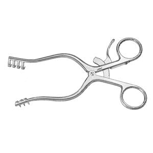 Weitlaner Surgical Retractor 4-1/2" Stainless Steel Reusable Ea