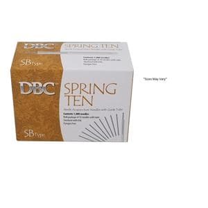 DBC Spring Ten Acupuncture Needle .25x60mm _ 1000/Bx