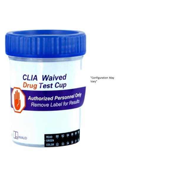 DOA: Drugs of Abuse Test Cup CLIA Waived 25/Bx