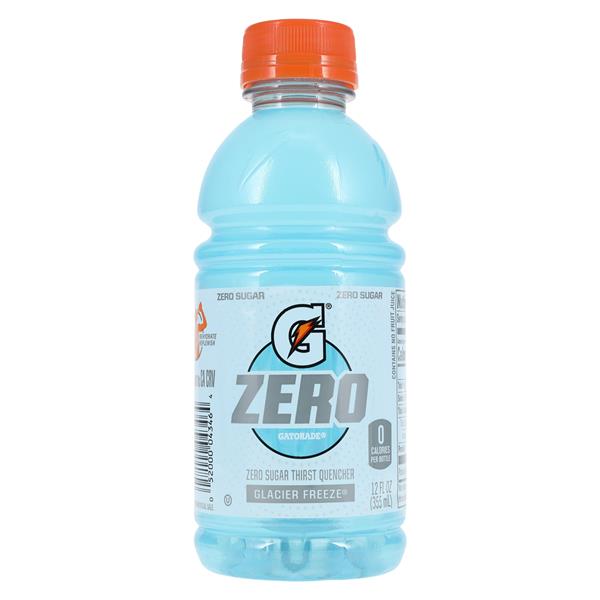 Gatorade G ZERO Sports Drink Glacier Freeze 12oz Bottle 24/Ca