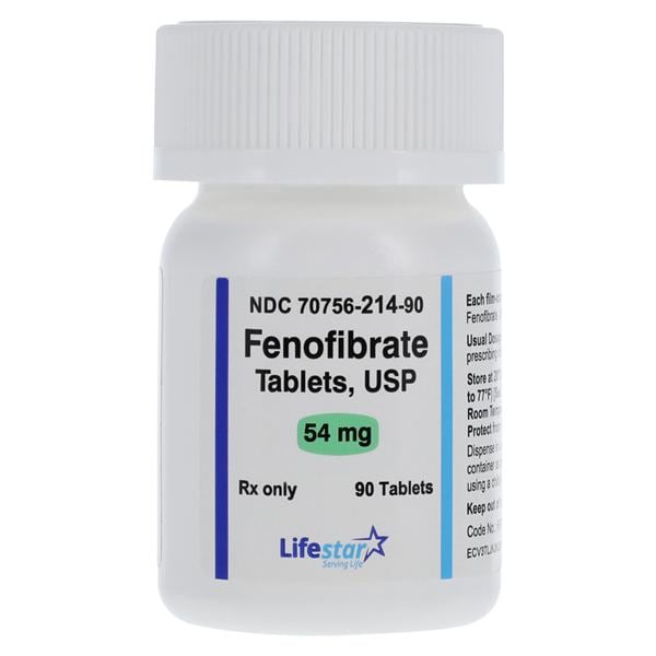 Fenofibrate 54mg 90/Bt