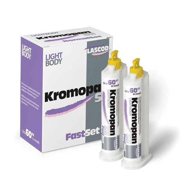 KromopanSil Impression Material Fst Set 100 mL Spr Lt Bdy Standard Pack 2/Bx