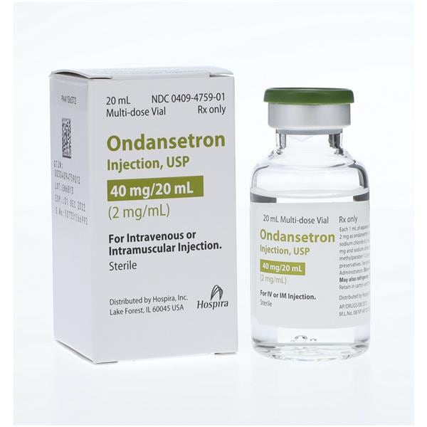 Ondansetron Injection 2mg/mL MDV 20mL Each