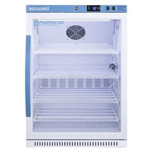 Accucold Pharmaceutical/Vaccine Refrigerator 6.0 Cu Ft Glass Door 2 to 8C Ea