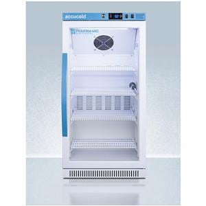 Accucold Performance Series Pharma/Vax Refrigerator 2.83 Cu Ft Gls Dr 2 to 8C Ea